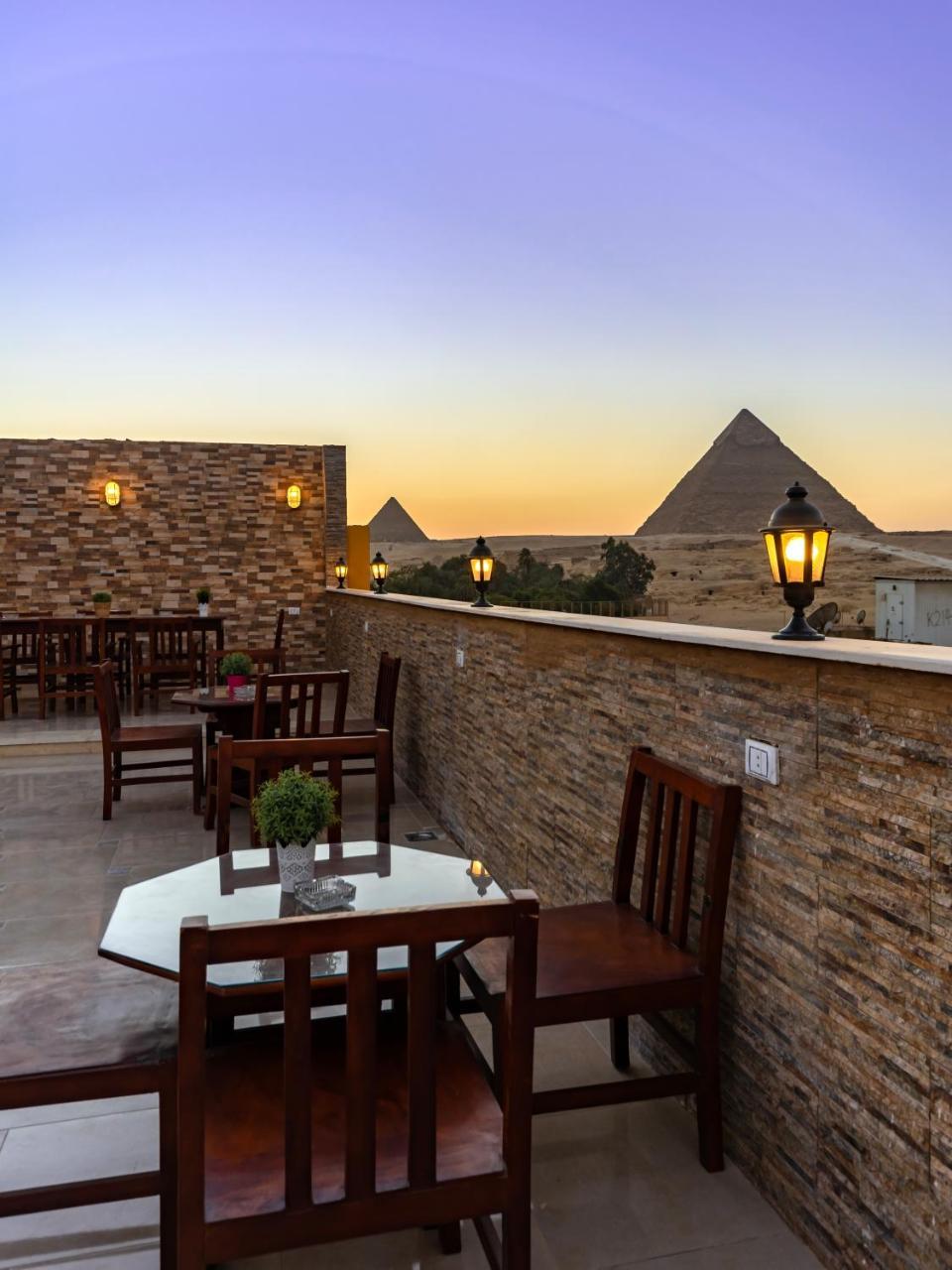 Amon Holiday Pyramids Inn Kafrat al Jabal ภายนอก รูปภาพ